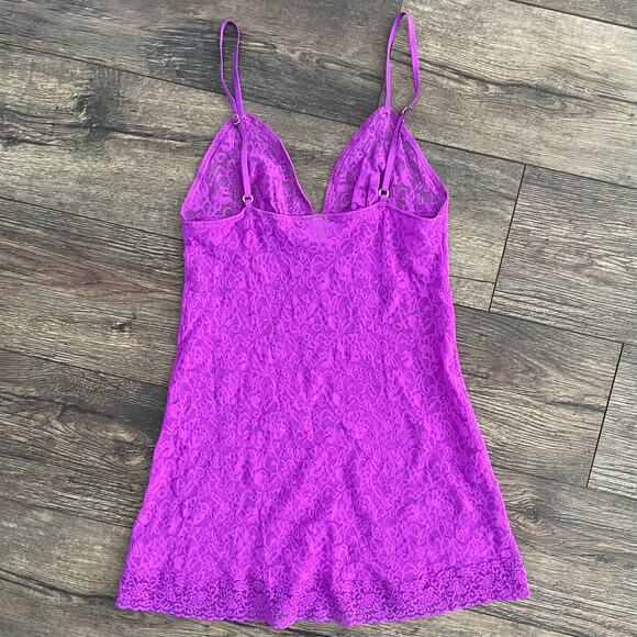 Victoria’s Secret Womens Size Large Purple Lace Camisole - Picture 5 of 8